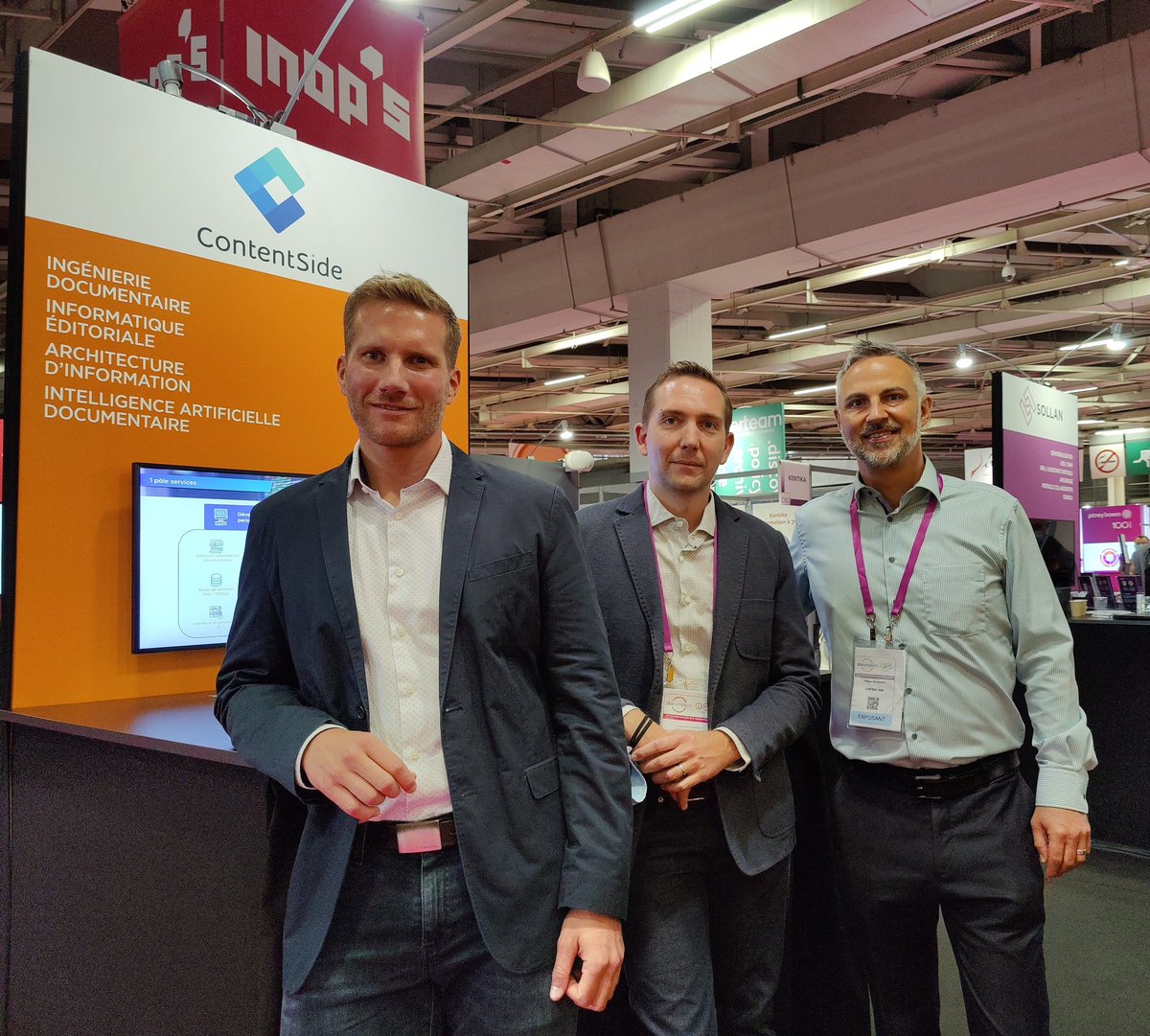 2e jour de présence de @ContentSide au salon @Documation2020 !