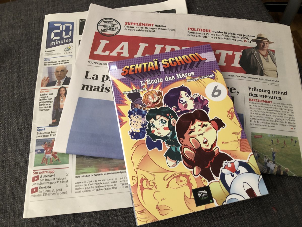 Midori_marmotte's tweet photo. @phil_cardona aha ! La meilleure lecture de la pile ! (Arrivée seule ce matin, mais il ne faut pas chercher, entre la poste Suisse et la poste française, c'est impossible de dire qui est pire) #SentaiSchool #Collection https://t.co/aQCbmTwmPN