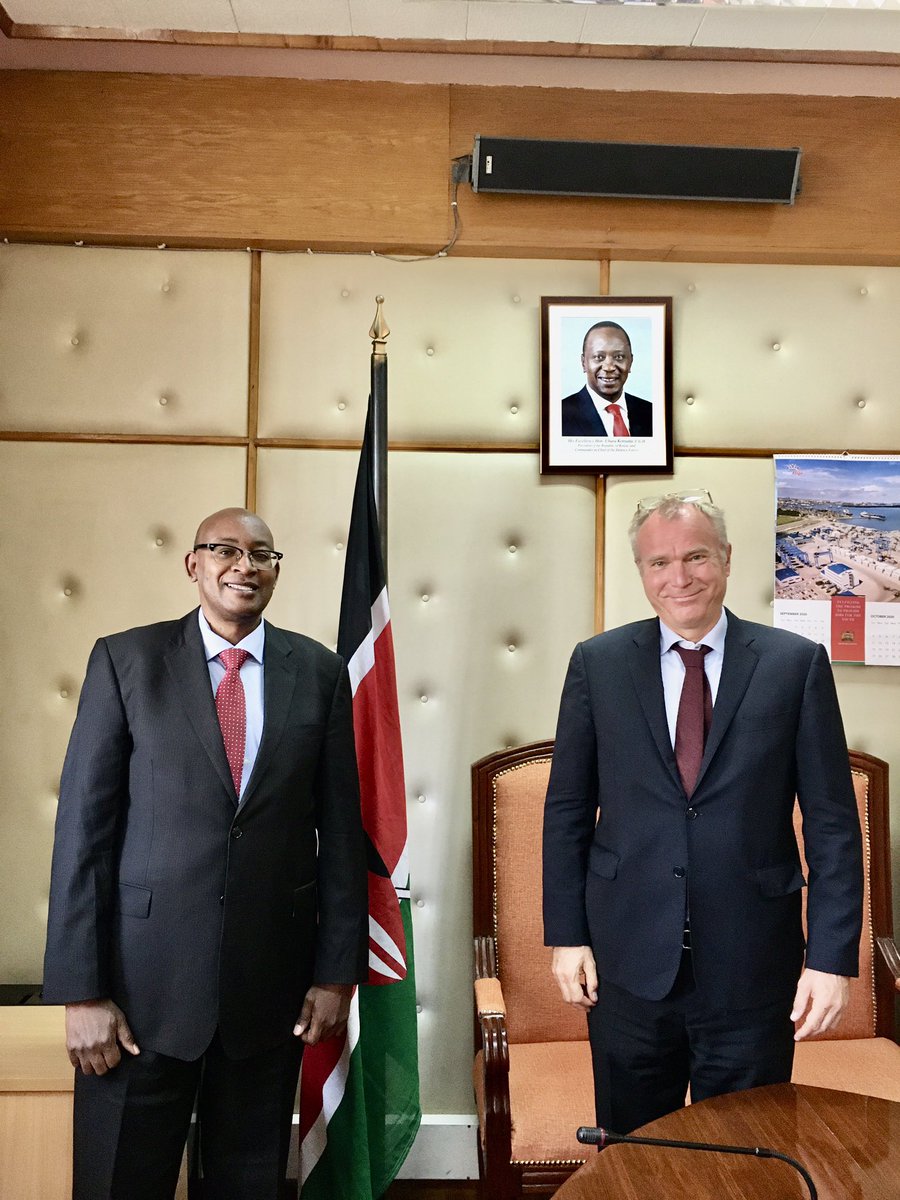 Amb_Dr_Sang's tweet photo. Great meeting with Ambassador Valentin Zellweger @valzell of #Switzerland to #Kenya @SwissEmbassyKE, discussing issues of #BilateralRelations & #MultilateralRelations. https://t.co/nsRbDVUtih
