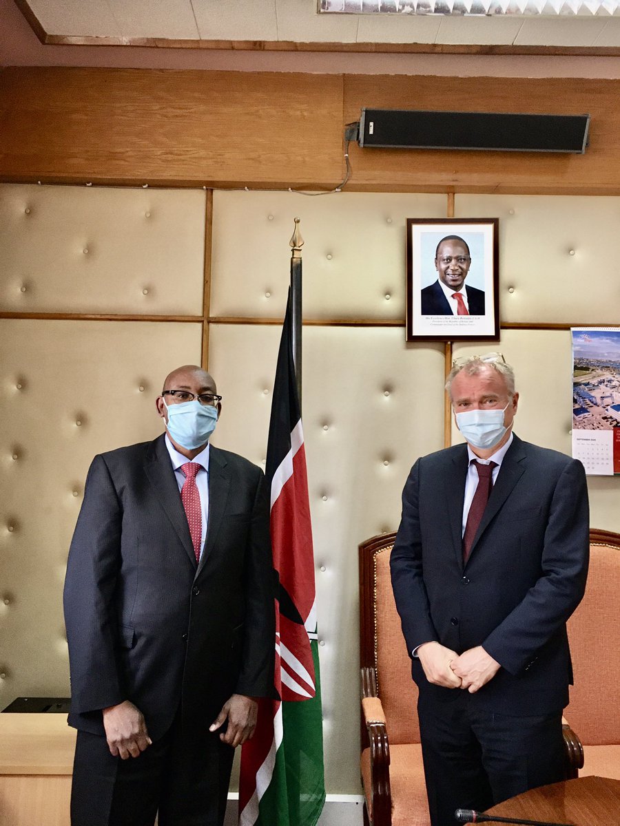 Amb_Dr_Sang's tweet photo. Great meeting with Ambassador Valentin Zellweger @valzell of #Switzerland to #Kenya @SwissEmbassyKE, discussing issues of #BilateralRelations & #MultilateralRelations. https://t.co/nsRbDVUtih