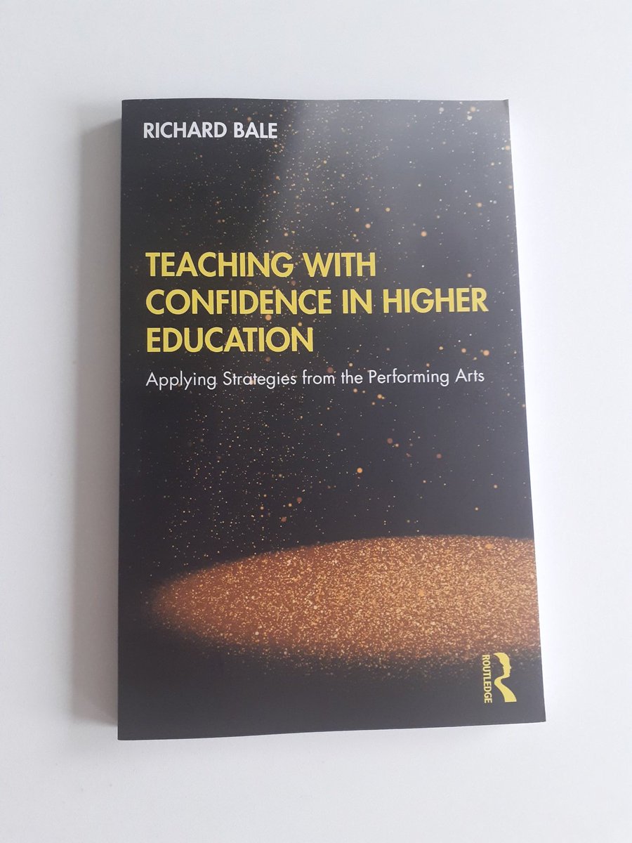 nrn_str's tweet photo. **FREE BOOK PRIZE DRAW** We have 2 copies of @RichBale new book to give away. To get your hands on a copy of Teaching with Confidence in HE , just like/retweet this tweet by 5pm 30 September and 2 winners will be selected at random #Performance #Teaching #ecrchat #AcademicChat https://t.co/k4QLezFraw