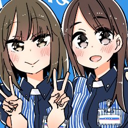 ローソンの2枚目のイラスト、実際のアイドルの子の表情とか見て描いたんだけどアイドルちゃんって大きく口開けないんだね!!私ぱかあって口開けてる表情好きでよく描いてるけどよく考えたらリアルだとまずないかも!!笑 