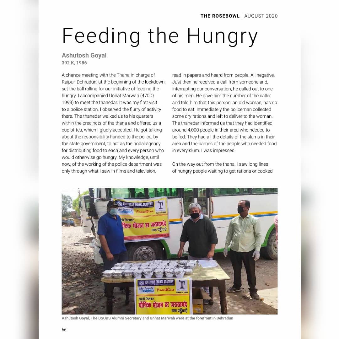 TheDSOBS's tweet photo. The DSOBS COVID - 2019 Relief Efforts:
Feeding the Hungry
Ashutosh Goyal
392 K, 1986
#COVID19 #thedsobs #fightagainstcoronavirus #godosco #StandTogetherAsOne https://t.co/yi8oKm5W02