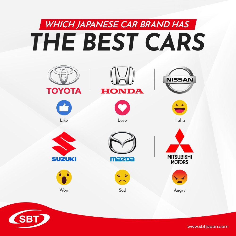 RtsUganda's tweet photo. There are so many great Japanese car brands in the market, WHICH ONE IS YOUR FAVORITE? 
#toyota #honda #nissan #suzuki #nissan #mitsubishi #sbt #sbtuganda #uganda #Uganda #Kampala #Gulu #Lira #UsedJapaneseCars #usedcars https://t.co/sQy5N0vdYg