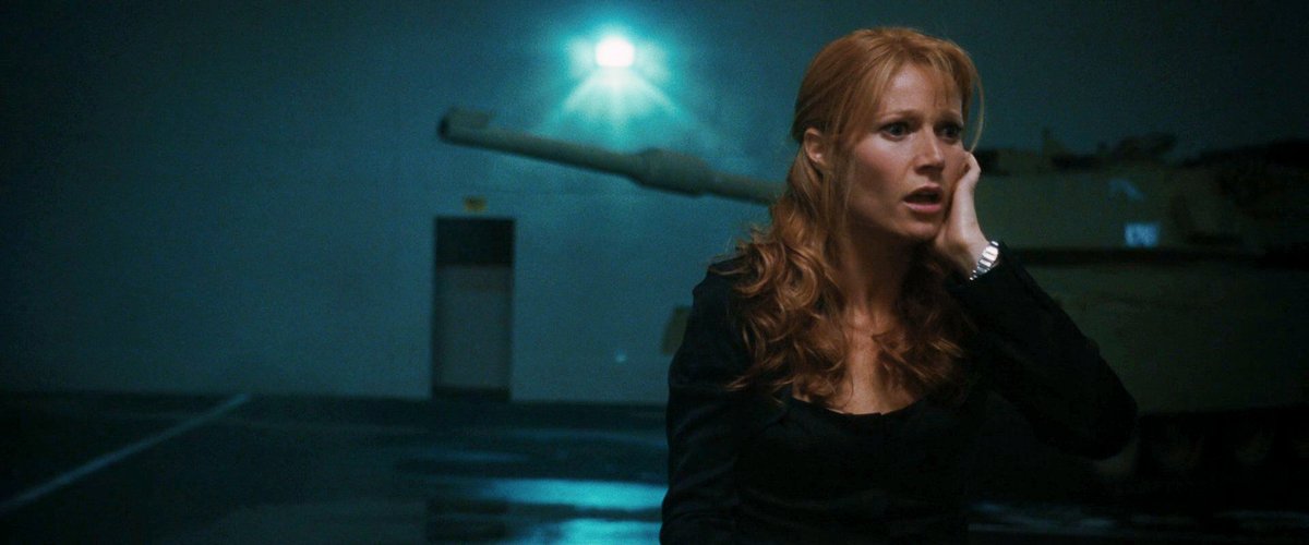 "potts!""tony! oh, my god, are you okay?""i'm almost out of power. i've got to get out of this thing. i'll be right there."