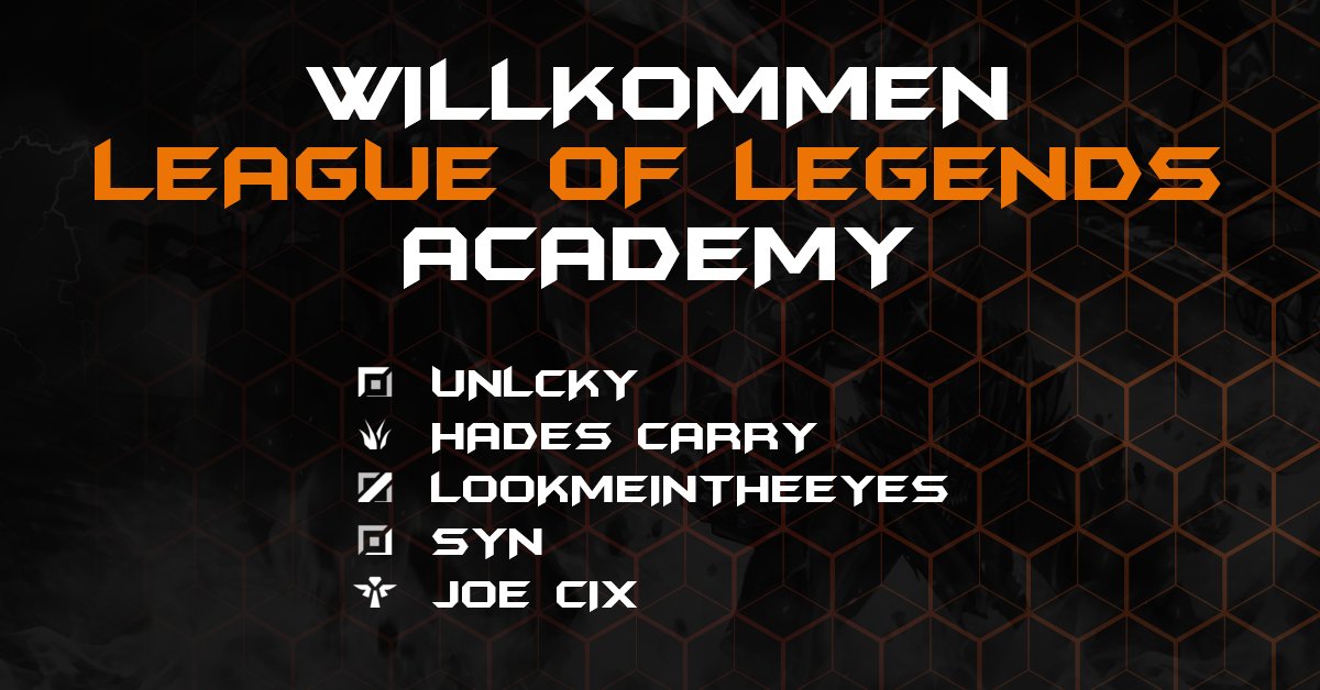 TOGfoxes's tweet photo. Auch für die Division 3.11 der @PrimeLeague wollen wir gewappnet sein und haben deshalb unser #LeagueofLegends Academy-Team etwas umgestellt. Begrüßt sie 🧡-lich in der #foxfamily🦊! 🤩 

⬆️ @Kniv4s
🔃 @HadesADC
➡️ LookMeinTheEyes
⬇️ @SynADC
⚕️ @joe_cix

📝 @markusxuxu

#TOGether https://t.co/0FidSdtHZ2