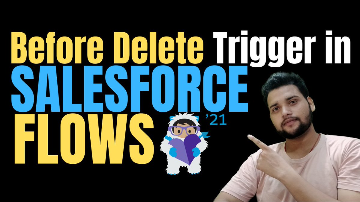 Hello Folks, Now #SalesforceFlows have the power of Before Delete #Triggers sound interesting isn't?

So check out my scenario of before delete record trigger flow:

🔗youtu.be/podUCCYaUGY

 #Flows #LowCodeLove