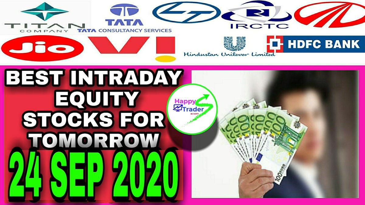 HAPPYTRADERS_1's tweet image. Are you looking for the best intraday stocks for 24SEPTEMBER 2020?
In This video you will get the list of best #stocks for tomorrow. Click here👇👇👇

youtu.be/PCftvLVgK3Y

#BestIntraDayTradingTips #BestTradingTips #BestIntradayStocks #NSE #happytraders #NTRADAY #stockstowatch