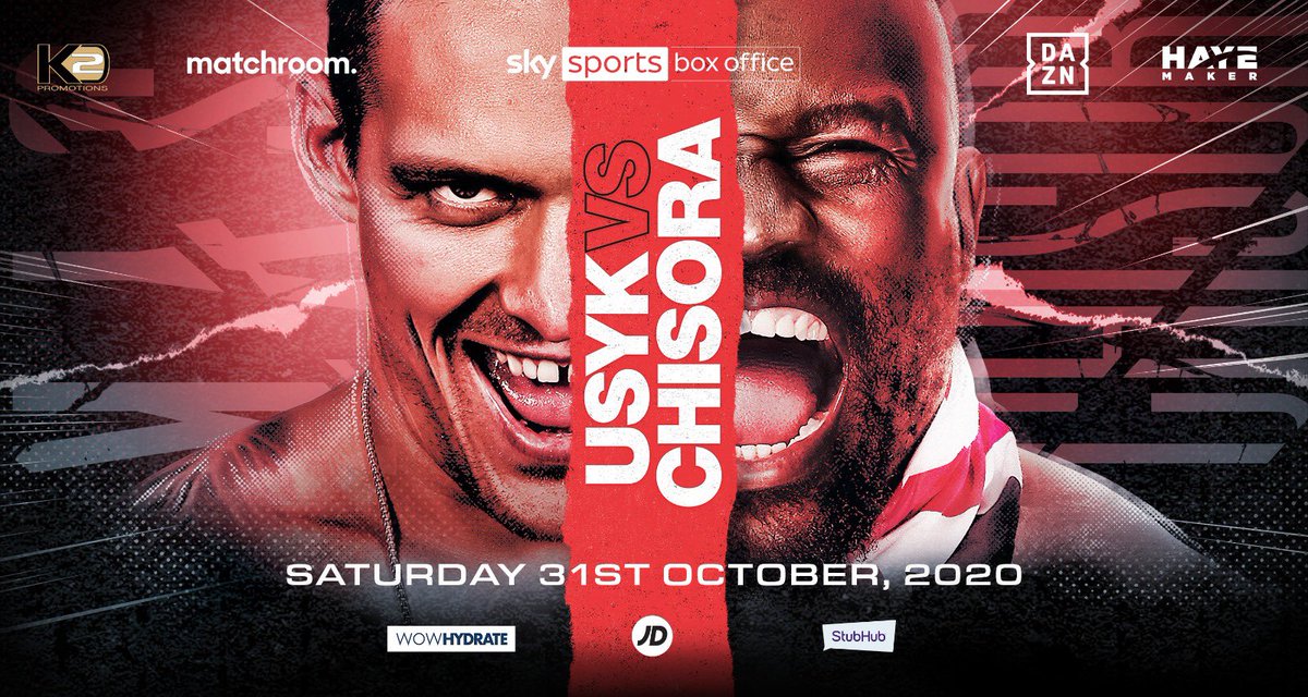 Shamone Motherf*ckers! It’s on!!! Time to hit the accelerator not the breaks! #UsykChisora @skysportsboxing @dazn_usa 🇬🇧