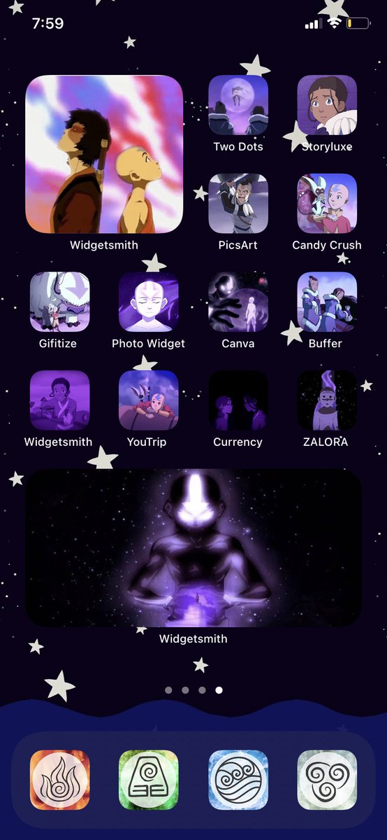 rockthatorange's tweet photo. This took me a long time but I really like my new Avatar themed home screen 🥺 https://t.co/Pf7SBvG262