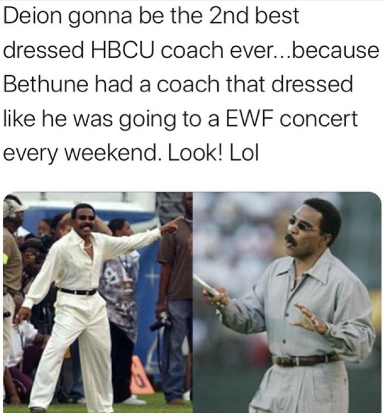 The legend, Alvin “Shine” Wyatt. Before Coach Prime, there was Coach Shine. #blackcollegefootball #meachalloffame #DrMaryMcleodBethune