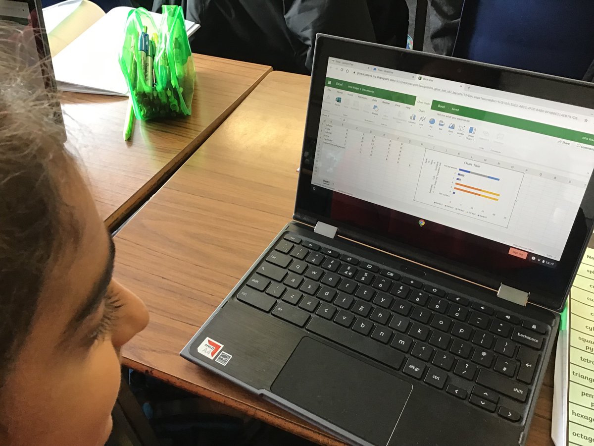 stcadocsprimary's tweet photo. P5b are using Microsoft Excel to organise their data of 3d shapes. #superspreadsheets https://t.co/kXOqqmPnU2