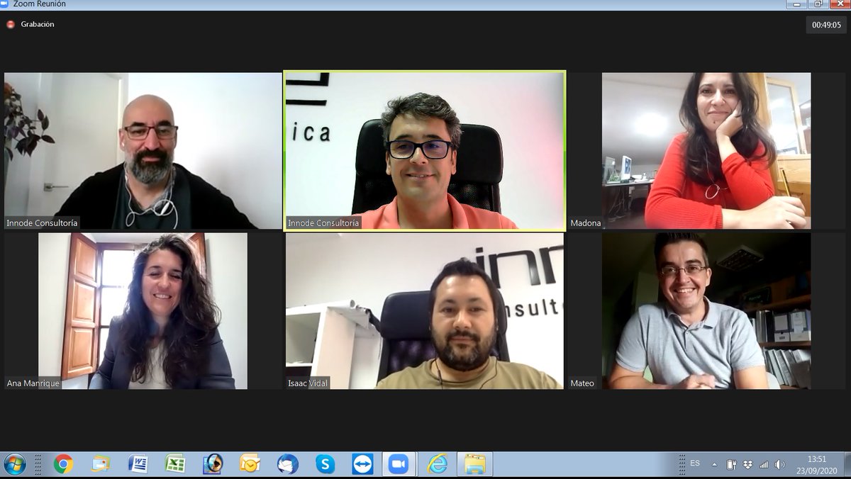 InnodeSL's tweet photo. Reunión virtual de coordinación con @VallesPasiegos para analizar el #asesoramiento e #intermediación a #productoresagroalimentarios enmarcado en el proyecto #AuladeCocinaPasiega perteneciente a la @FBiodiversidad Gracias por confiar en @InnodeSL #innodeconsultoria #RetoInnode https://t.co/HhVayuLGUi