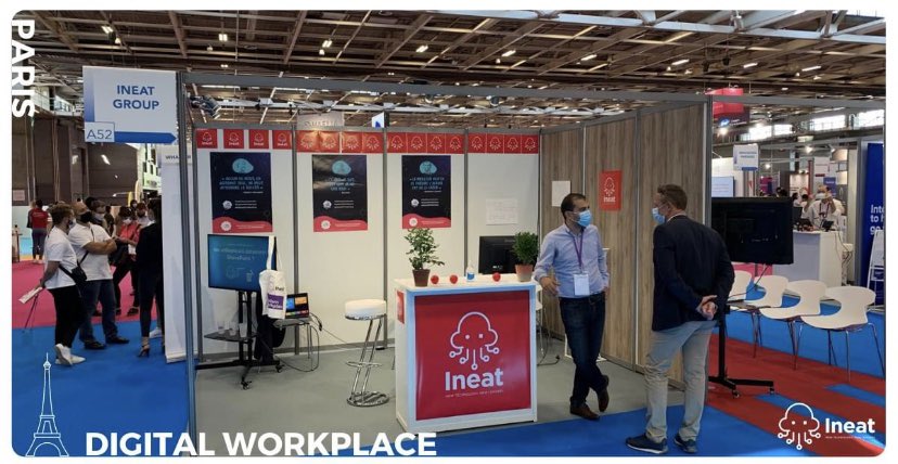 INEAT (@ineatgroup) on Twitter photo 📣 Retrouvez la team parisienne aujourd'hui et demain au salon <a href="/DigitWorkplace/">Digital Workplace</a> à Paris Porte de Versailles - Pavillon 4.2
✅Stand A52! 📣 Retrouvez la team parisienne aujourd'hui et demain au salon <a href="/DigitWorkplace/">Digital Workplace</a> à Paris Porte de Versailles - Pavillon 4.2
✅Stand A52!