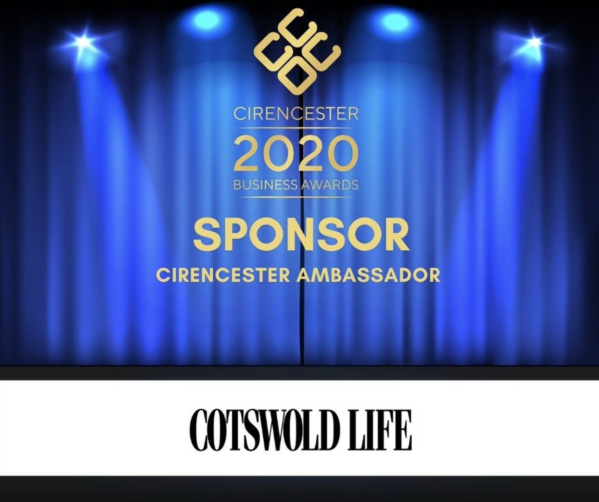 Our thanks go to Cotswold Life for sponsoring the Cirencester Ambassador Award. Please visit our website to find out how to enter this award. cirencesterchamber.org.uk/business-award… #businessawards #cirencester