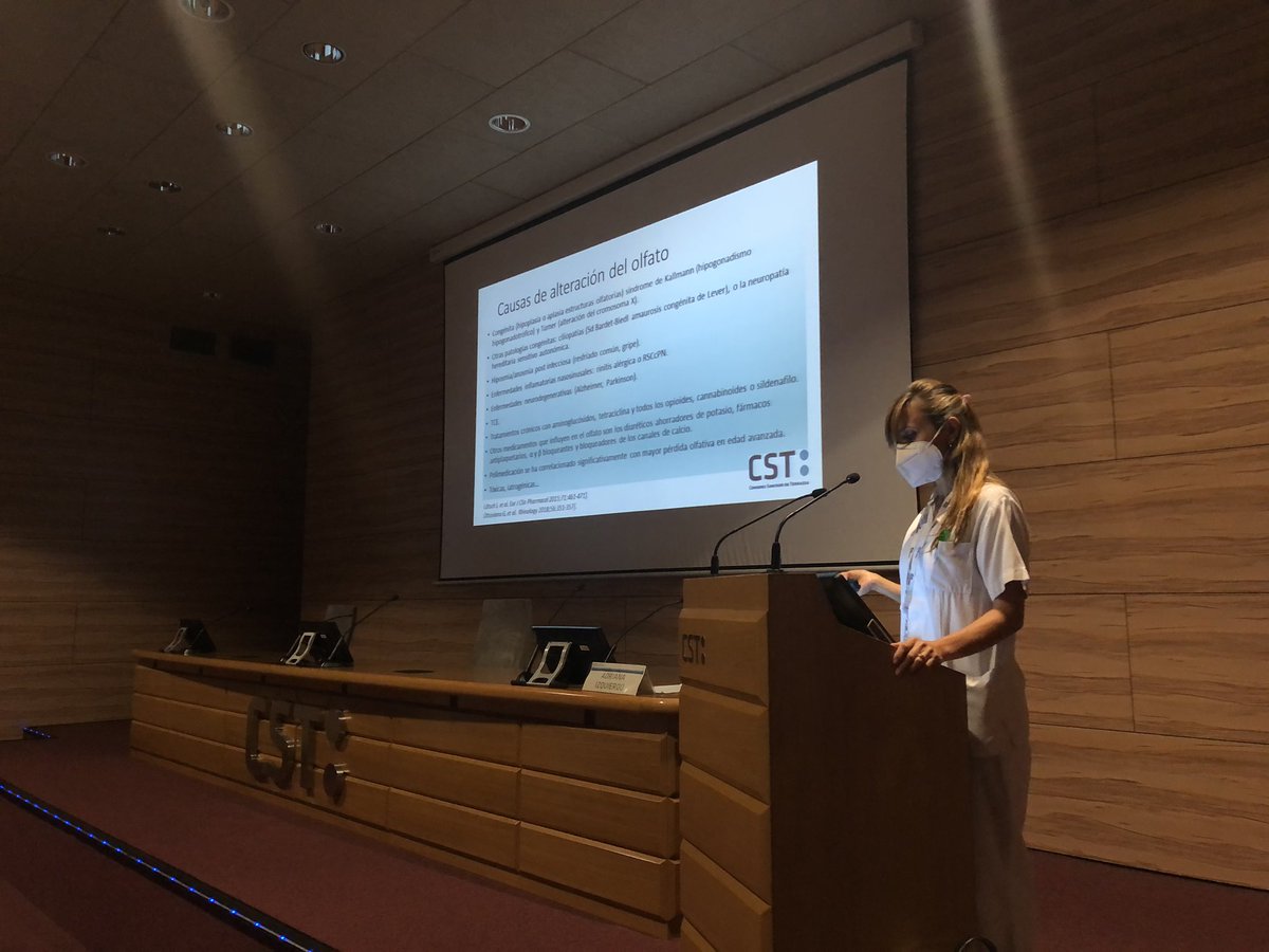 “Prop de la meitat dels pacients diagnosticats de COVID-19, acaben notant una alteració en el seu sistema olfactiu” ens explica la Dra <a href="/AdrieIzquierdo/">Dra. Adriana Izquierdo</a> a la presentació ‘#ANOSMIA SIN PRECEDENTES: LA IMPORTANCIA DEL SENTIDO EN LA ERA #COVID’ realitzada avui al <a href="/CSTerrassa/">Consorci Sanitari Terrassa - Hospital Universitari</a>