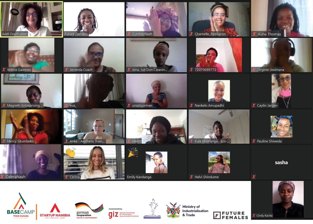 The Future Females Business School Accelerator Programme, powered by StartUp Namibia, held a virtual breakfast on Saturday 19th September to connect and build the community of female entrepreneurs across the country.   😊