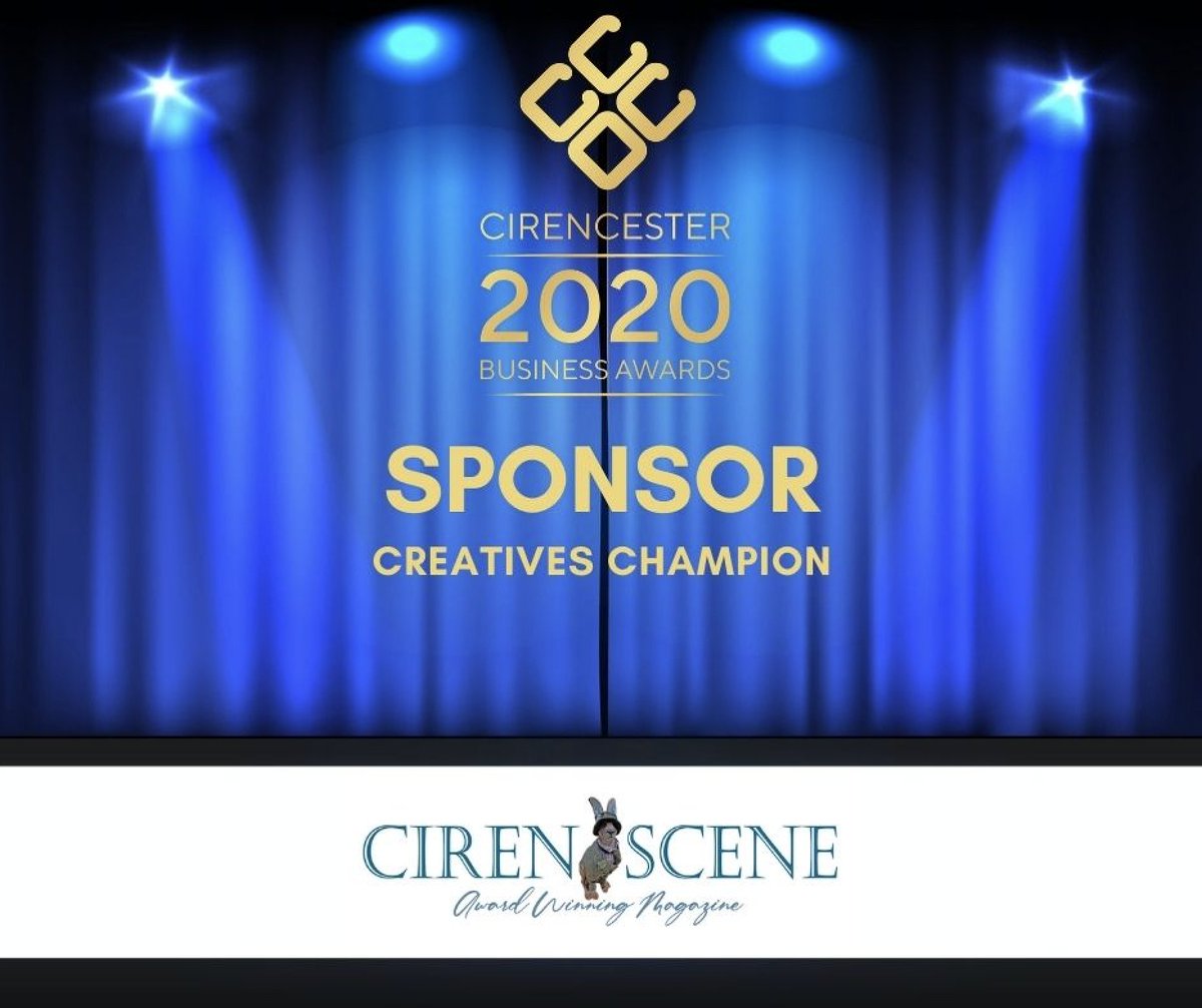 Our thanks go to Ciren Scene, for sponsoring the Creatives Champion Award. Please visit our website to find out how to enter this award. cirencesterchamber.org.uk/business-award… #businessawards #cirencester