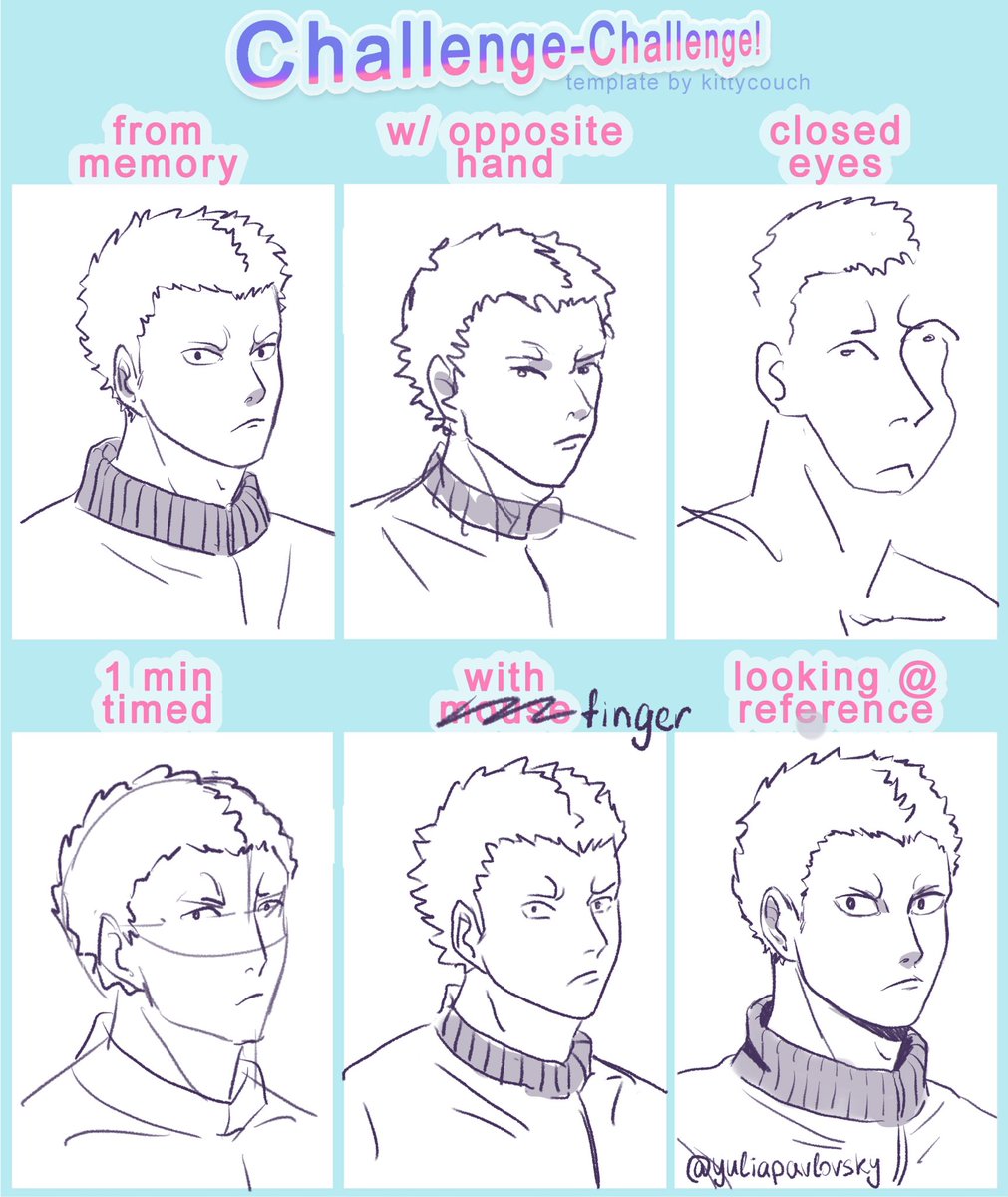 Aone actually has an easy-to-draw face, but it is difficult to change his emotions 