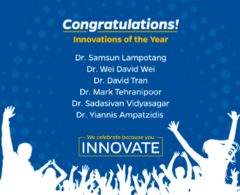 Congratulations to this year's #InventoroftheYear Dr. Richard Snyder & the #InnovationsoftheYear highlighted at @UFOTL's #StandingInnOvation ceremony! 🎉
.
We are proud of the #innovations that are making the world a better place one #technology at a time! Congrats!👏