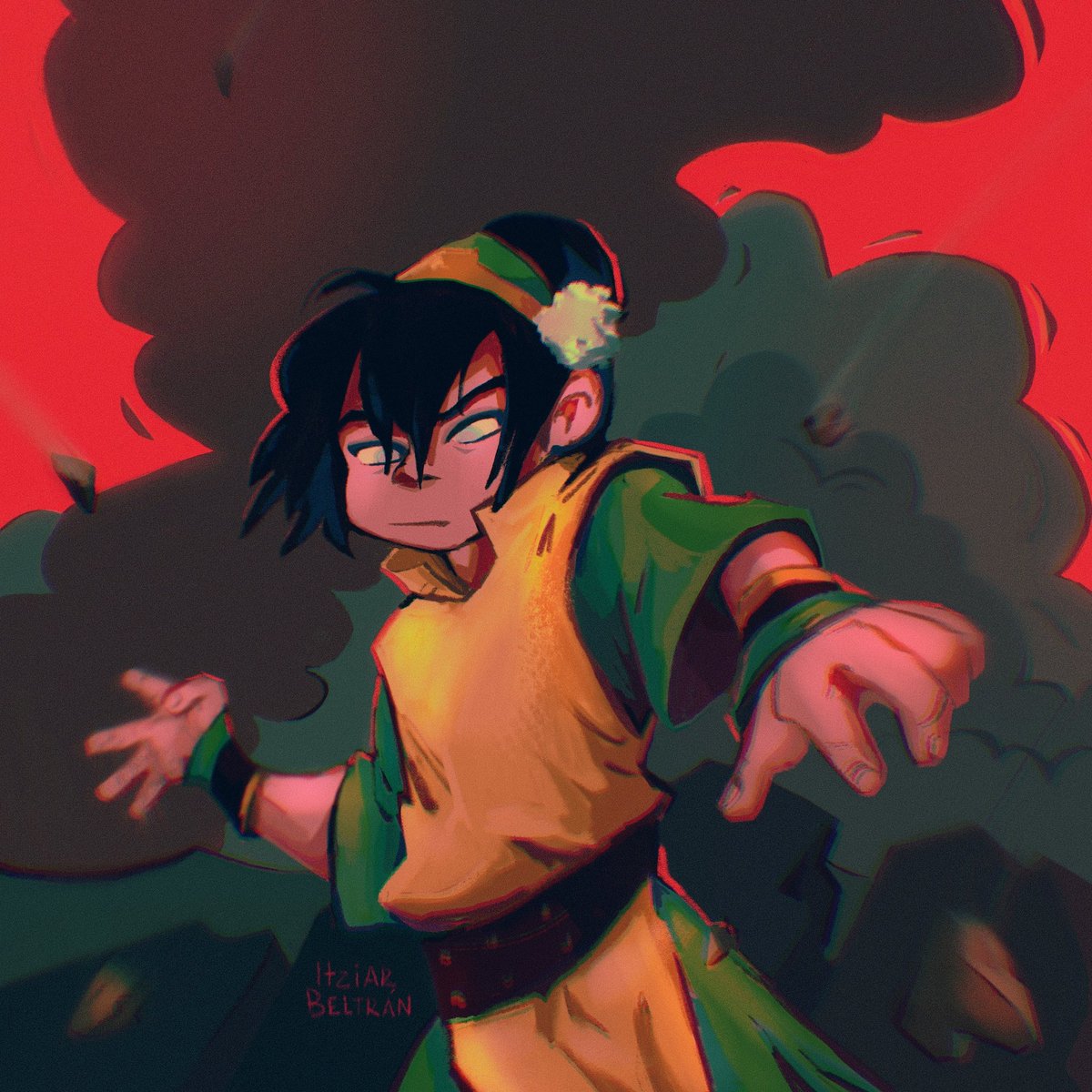Toph Beifong aka the coolest character in Avatar
