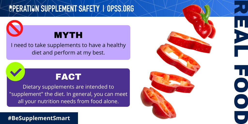 Eat real foods! Check out this infographic to find out what foods you can choose as a replacement for some dietary supplements. ow.ly/YxKK30rawiW 
#BeSupplementSmart #HealthyEating