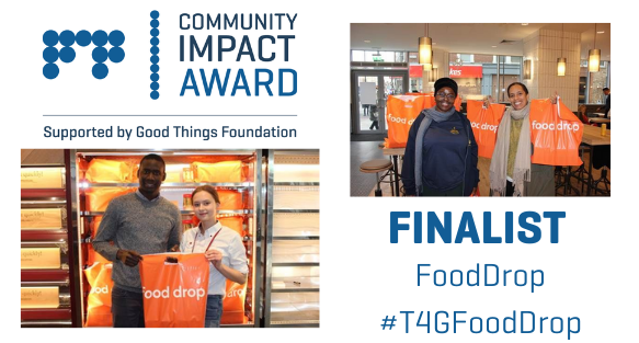 Congratulations to our Community Impact Award Finalist <a href="/fooddrop/">Food Drop</a>
Read their story at tech4goodawards.com/finalist/foodd… and show your support by  sharing #T4GFoodDrop #T4GPeoplesAward @goodthingsfdn  <a href="/AbilityNet/">AbilityNet</a>