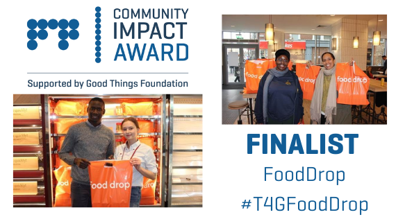 Congratulations to our Community Impact Award Finalist @fooddrop Read their story at tech4goodawards.com/finalist/foodd… and show your support by sharing #T4GFoodDrop #T4GPeoplesAward @goodthingsfdn @AbilityNet