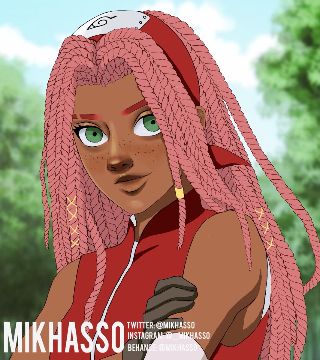 Finalizei minha Sakurinha pro redraw de #blackanime ♥

Fiz ela de cabelo grande pois um dia a farei cortando o cabelo e assumindo os cachinhos ♥ 

Espero que gostem dessa versão da Sakura! foi um pouco difícil fazer as tranças, mas o resultado final sempre é prazeroso ♥