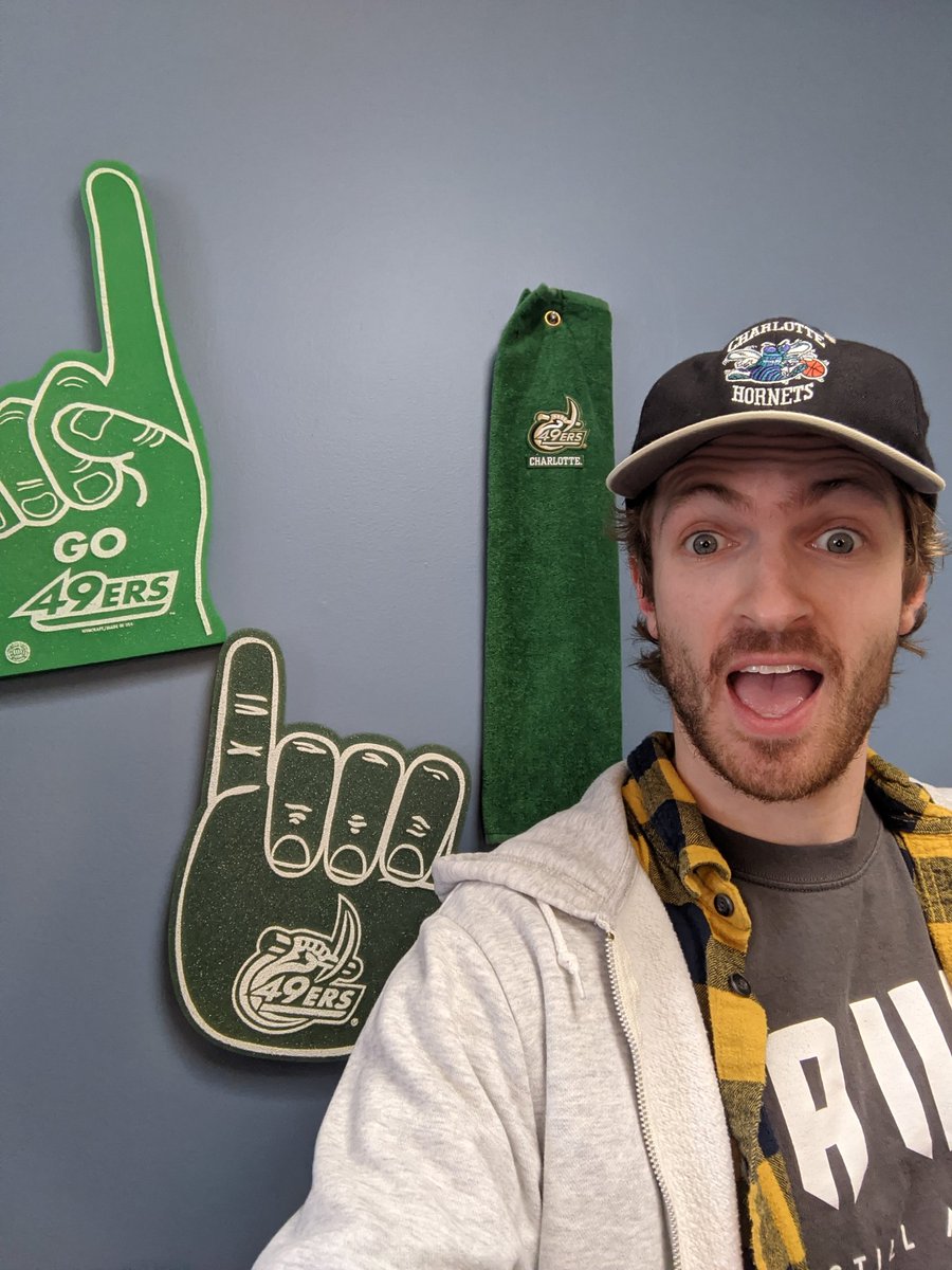 TaylorBraswell's tweet photo. @49erAlumni @Charlotte49ers @_agent49 @TheFirst49 @Miner_Obsession @UNCCbookstore @rodneyfgraves @unccharlotte @UNCCbelkcollege @atkinslibrary @lyto73 Does my office at work count?! https://t.co/NbCJ9T3Uo0