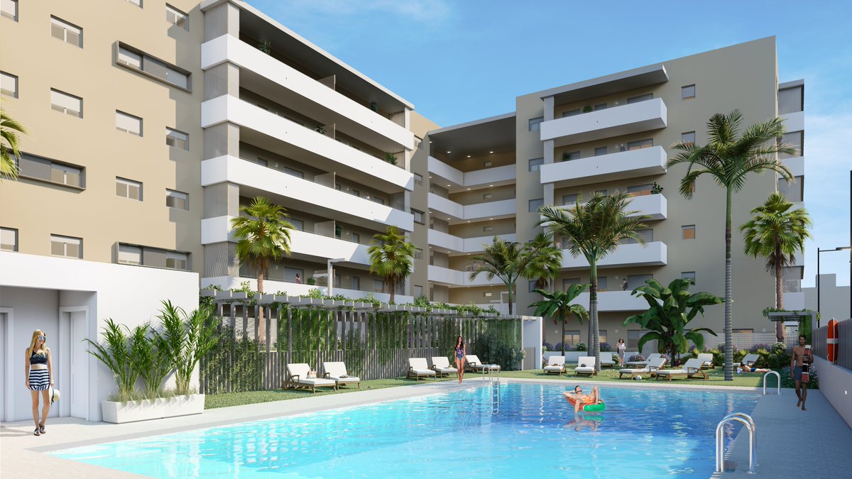MLArquitectos's tweet photo. ¡Nuevo proyecto! Residencial Garcer Bulevar Centro, resultado de una actuación urbanística en el ARI SJ-1 del PGOU de La Rinconada. Conformado por dos edificios de 77 y 43 viviendas plurifamiliares con amplias terrazas y  espacios libres ajardinados, piscinas y juegos infantiles https://t.co/tCJ7oKD4Yn
