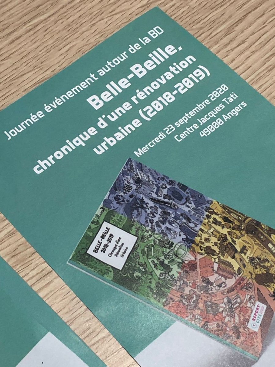 Présentation de la BD imaginée par <a href="/Report_cite/">Association Report'Cité</a> dans le cadre de la rénovation urbaine. 
Cette initiative permet de créer du lien social et valoriser les transformations de notre quartier à travers l’art ! 
Une magnifique aventure soutenue par la ville d’<a href="/Angers/">Ville d'Angers</a> !