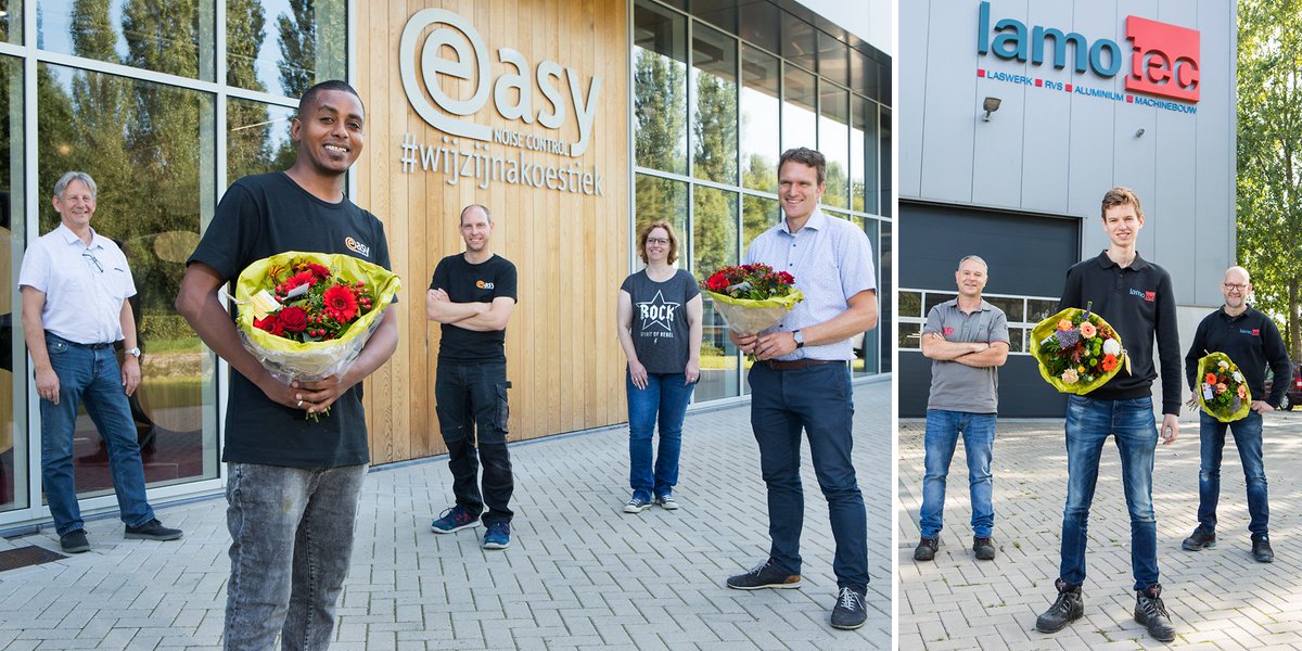 Abi en Luuk hebben hun leerwerktraject bij UW Metaal met succes afgerond. Beiden werken nu als lasser: Abi bij EASY Noise Control en Luuk bij Lamotec. Zij hebben hun droom waargemaakt en daar zijn we heel blij mee. We wensen Luuk en Abi veel succes en plezier bij hun werkgevers.