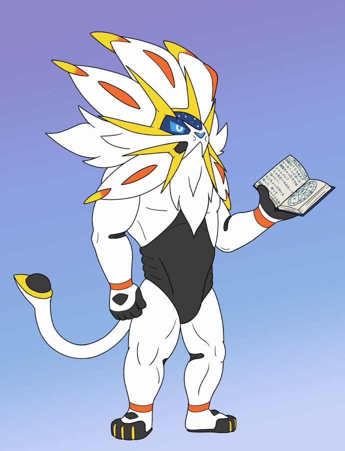 Shiny Male Solgaleo +Full Shaded Commission+ — Weasyl