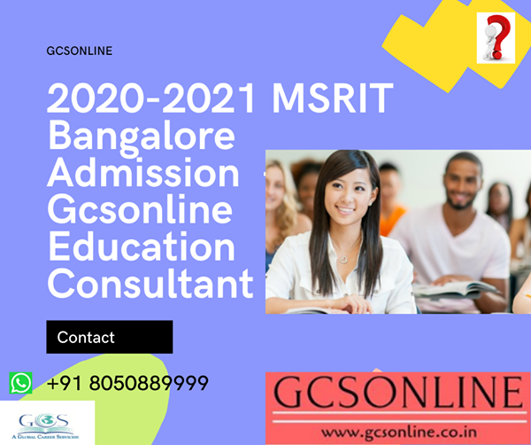 a_servicess's tweet photo. 2020-2021 MSRIT Bangalore Admissions – GCSOnline Education Consultant
Visit Today Click Here :: https://t.co/Tfa1E32CQf
#msrit #directadmission #managementquota #admission #bangalore #msramaiahinstituteoftechnology #placements #courses #faculty #gcsonline #educationconsultant https://t.co/5w2iVO4JrF