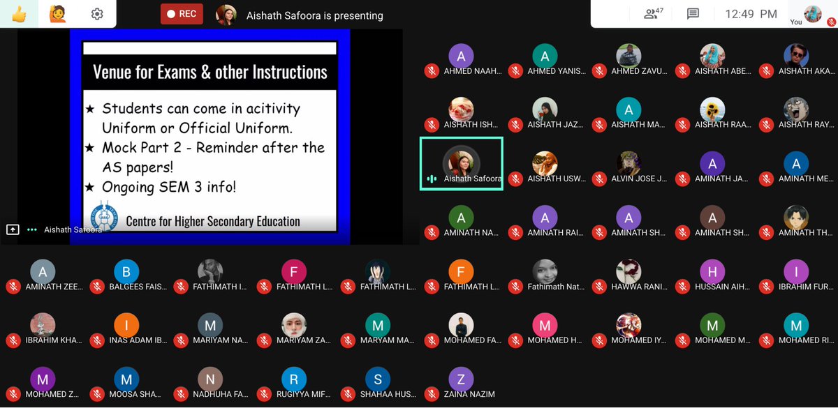 CHSE_HighSchool's tweet photo. 2 Online assemblies held today for our grade 12 students to provide information on AS Edexcel IAL Exams Oct 2020.
Counselor also talked with students on how to cope with stress & manage time during exams.
#conducivelearning
#allinclusive
#comfort
@MoEdumv
@aisthly https://t.co/uYrsNXPupK