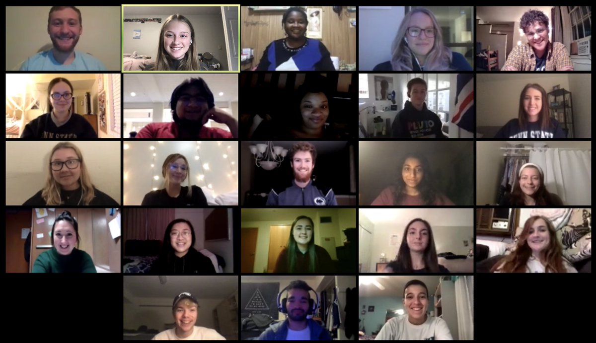 Last night was the second official All-Team meeting of State of State 2021! Congratulations to all the new and returning members of our organization!