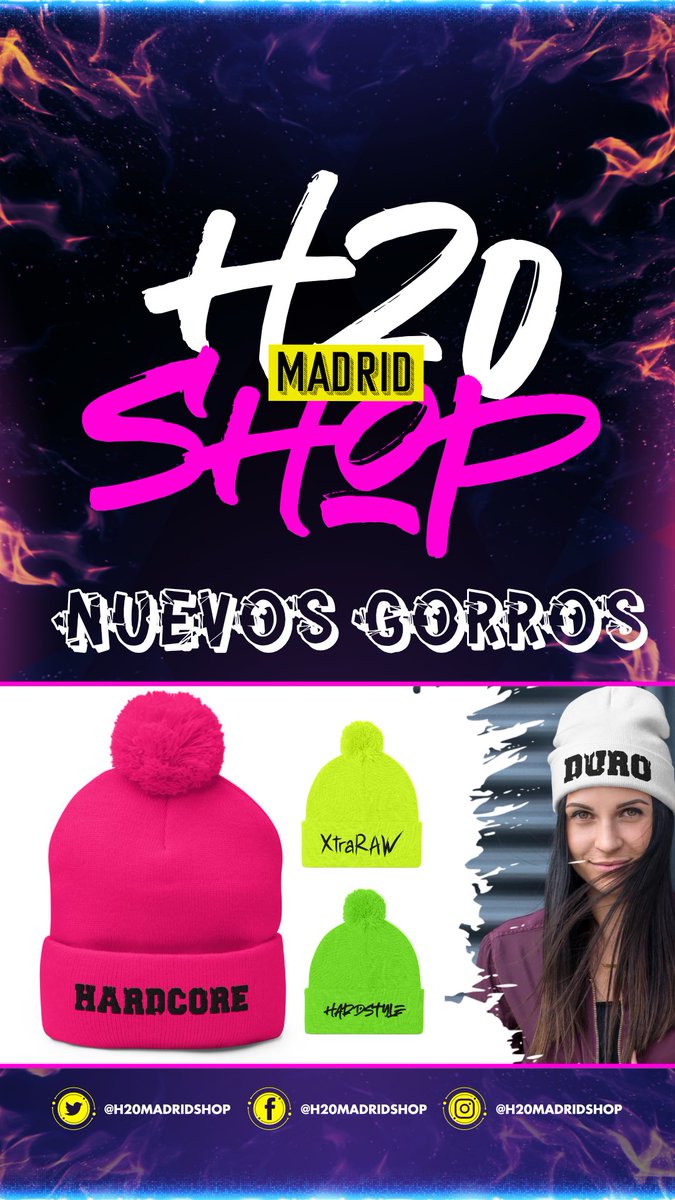 H20MadridShop's tweet photo. Cuidao con los gorros!!!! 🔥🔥🔥 https://t.co/fsf2HBbyT9