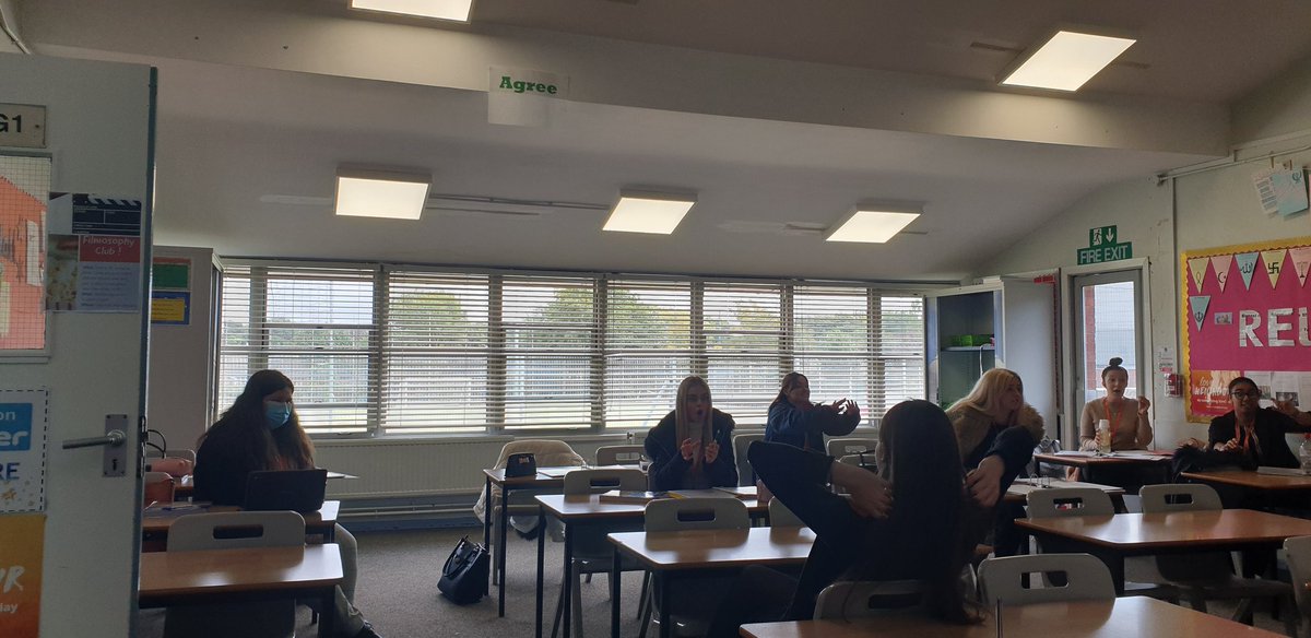 streetlyre's tweet photo. @StreetlyAcademy Mrs Bair was not ready for the competitive spirit of @Streetly6thForm Year 12 RS this afternoon. Who would have thought a key word test would cause so much drama? #ocralevel #ethics #keywords https://t.co/ooEkVL8Vf5