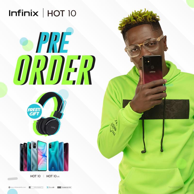 ShattaWaleDaily's tweet photo. Yah!
Be one of the first to experience the all-new Infinix Hot 10 and win cool gifts๐ instantly.
Visit any Franko Trading or Telefonika shops near you with just Ghยข 100 and above to Pre-Oder now! Hurry up. ๐ #Hot10PreOrder https://t.co/rJbdw8GGvv