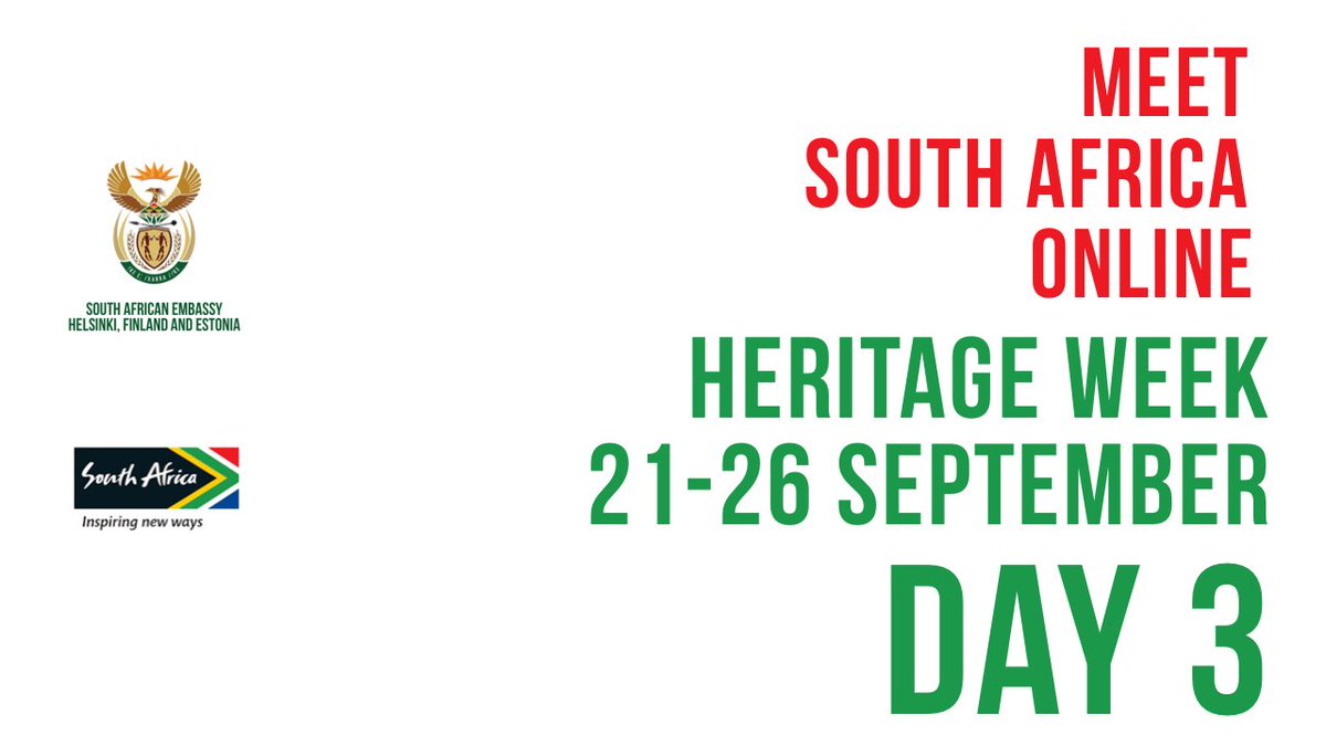 South African Embassy, Helsinki (@saembhelsinki) on Twitter photo DAY THREE - HERITAGE WEEK
Follow this link for our complete playlist of Day 3 of the South African Heritage Week in Finland and Estonia:
youtube.com/playlist?list=…
<a href="/DIRCO_ZA/">DIRCO South Africa</a> <a href="/MandalaFilm/">Mandala Film</a> <a href="/amybruen/">Amy Bruen</a> <a href="/JJdeNierFood/">JJ de Nier Food</a> @thokozani_SA @Denise61782394 @jolene_smidt <a href="/KriekTiaan/">Tiaan Kriek</a> <a href="/MsNdlazi/">Sizile Ndlazi</a> DAY THREE - HERITAGE WEEK
Follow this link for our complete playlist of Day 3 of the South African Heritage Week in Finland and Estonia:
youtube.com/playlist?list=…
<a href="/DIRCO_ZA/">DIRCO South Africa</a> <a href="/MandalaFilm/">Mandala Film</a> <a href="/amybruen/">Amy Bruen</a> <a href="/JJdeNierFood/">JJ de Nier Food</a> @thokozani_SA @Denise61782394 @jolene_smidt <a href="/KriekTiaan/">Tiaan Kriek</a> <a href="/MsNdlazi/">Sizile Ndlazi</a>