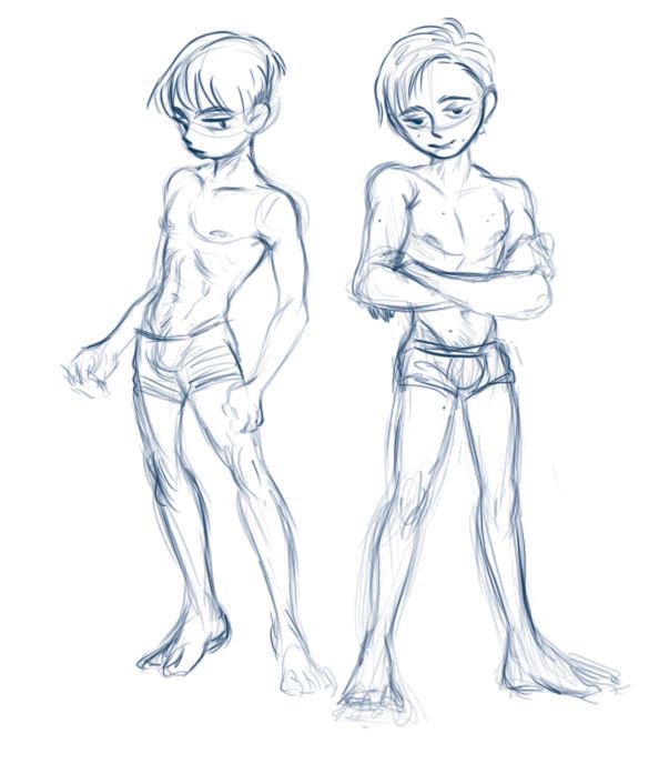 Does this look too thirsty? ?

Anyway I think I drew these last year?? 