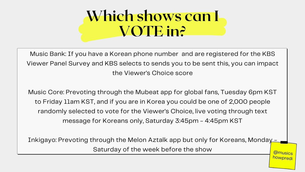 voting for shows: part 2
