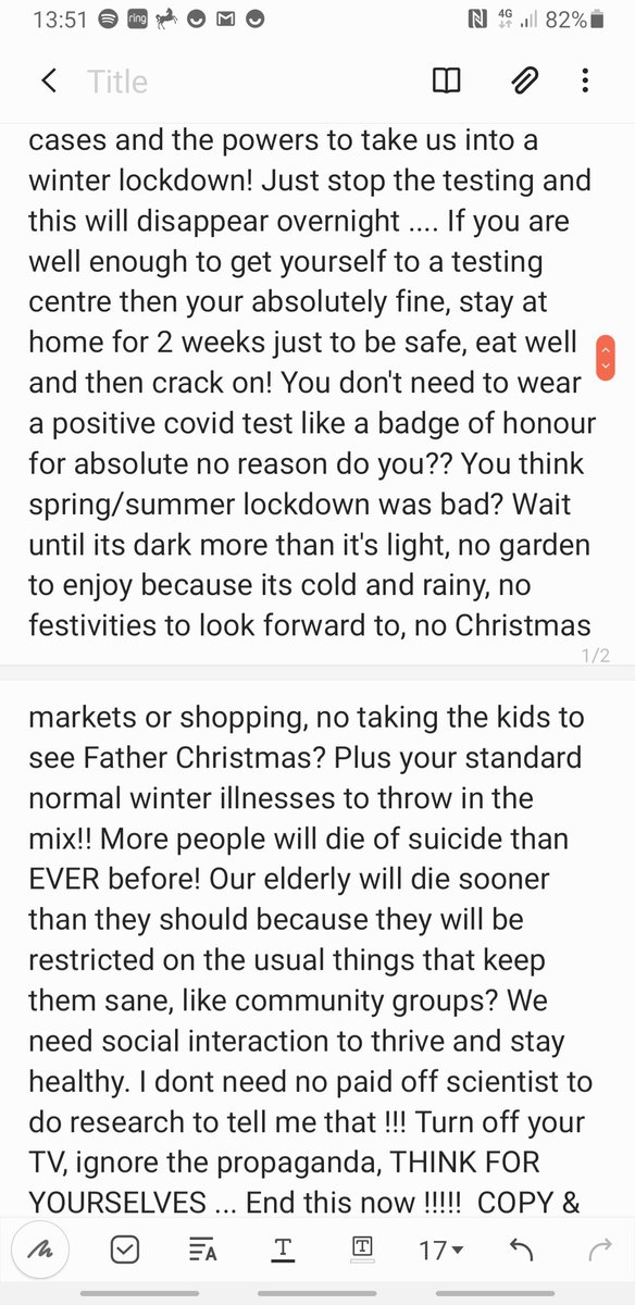 Take the time to read

Dont get tested if you want your life back

Share why don't you ?