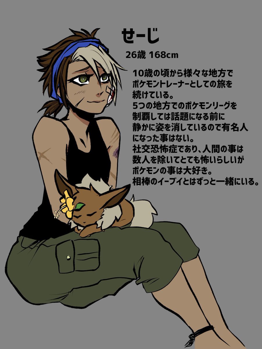 ジムリーダーじゃなくても普通にオリジナルトレーナーも作るよ〜!お気に入りというか、20年以上前からずっと同じ名前で使ってるオリトレ(せーじ)も居るよ。 