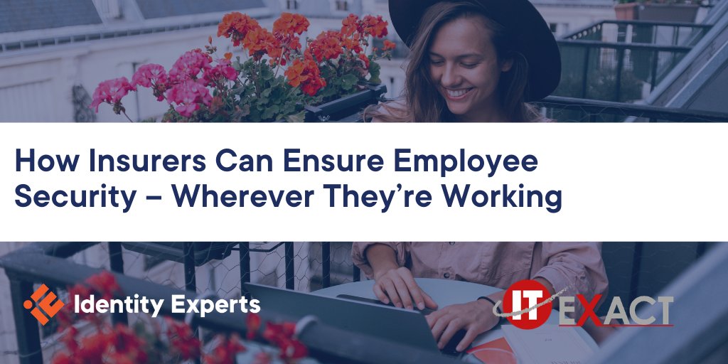 IdentityExperts's tweet photo. Join Identity Experts and #ITEXACT for an insightful #webinar, tailored to the challenges of #InsuranceFirms, about balancing employee productivity with #cybersecurity in our changing world.
Register here: https://t.co/yi6NVxav2Z
#Security #Insurers #Insurance #FSI https://t.co/By625vXUGn