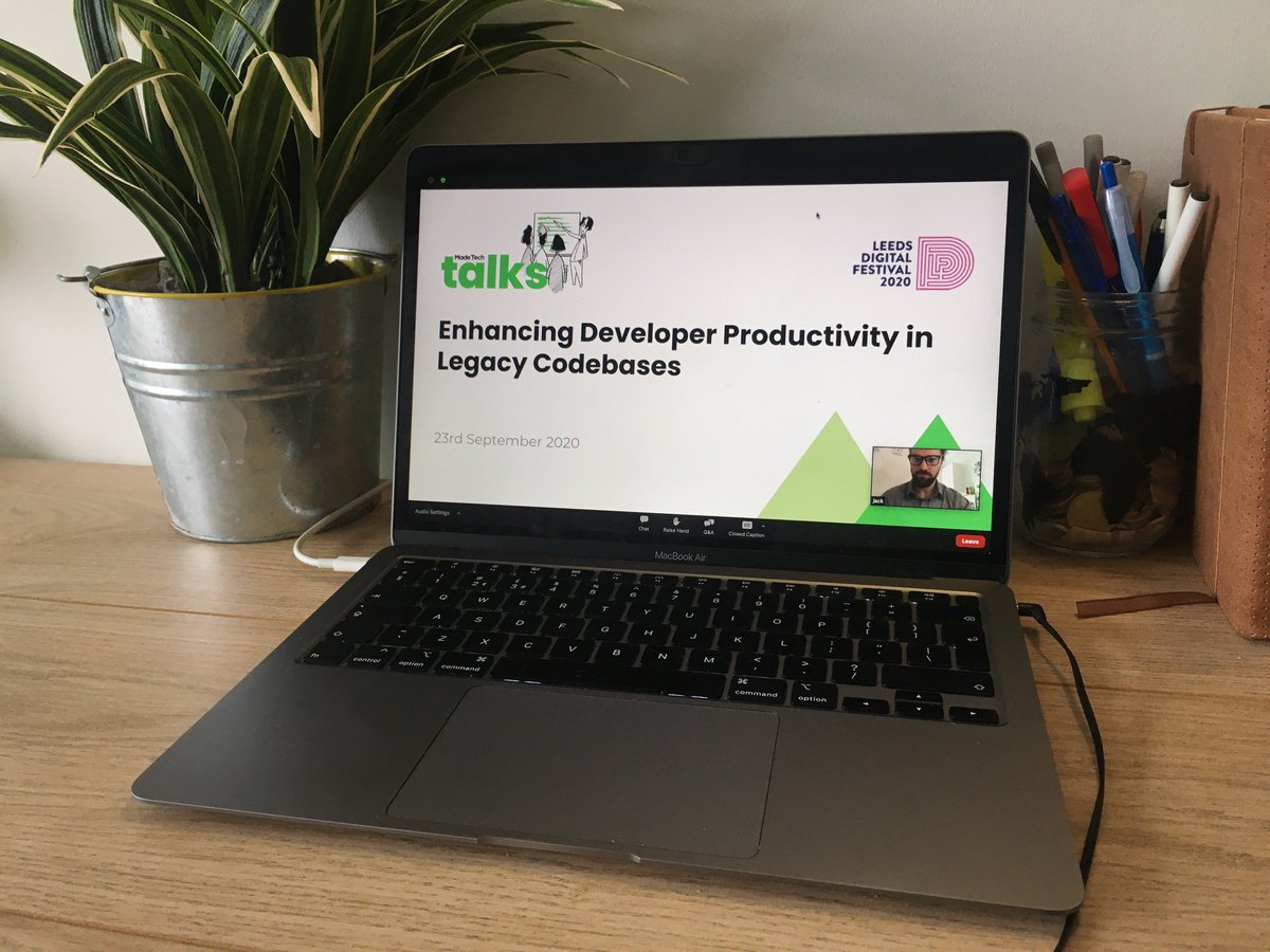 madetech's tweet image. Thank you to our Senior Engineer @scotteza for an excellent talk at @LeedsDigiFest on how you can help your #techteams to work productively in #legacycodebases!
Another big thank you to all those who joined us and participated in the discussion at the end of the event.