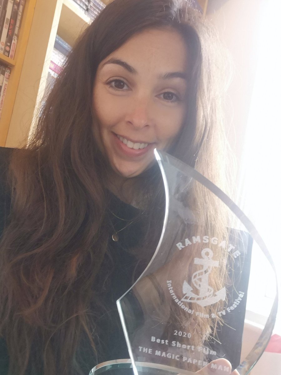 scriptsnorth's tweet photo. This arrived today. Thank you @ramsiftvfest for awarding @MagicPaperMan the best short prize! Well done to all the team and writer Ben M Bone  @Spiceyben https://t.co/OzHuVNskNM