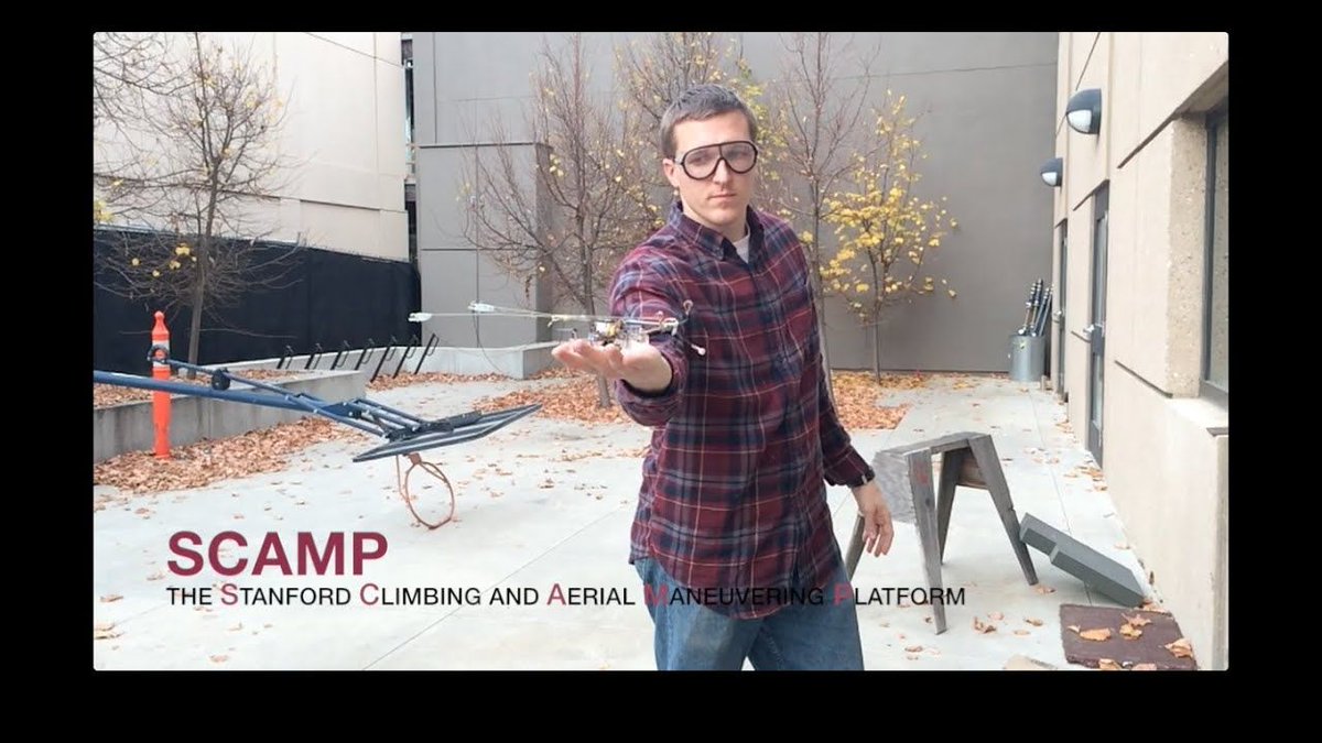 Bitcraze_se's tweet image. Maybe you already came across this video, but it&apos;s one of the favorite ! A team from Stanford used a Crazyflie to make a climbing, flying robot that perches on walls and ceilings ! Impressive! 
#bitcraze #crazyflie #SCAMP #teamsfavorite
buff.ly/2E4ffFG