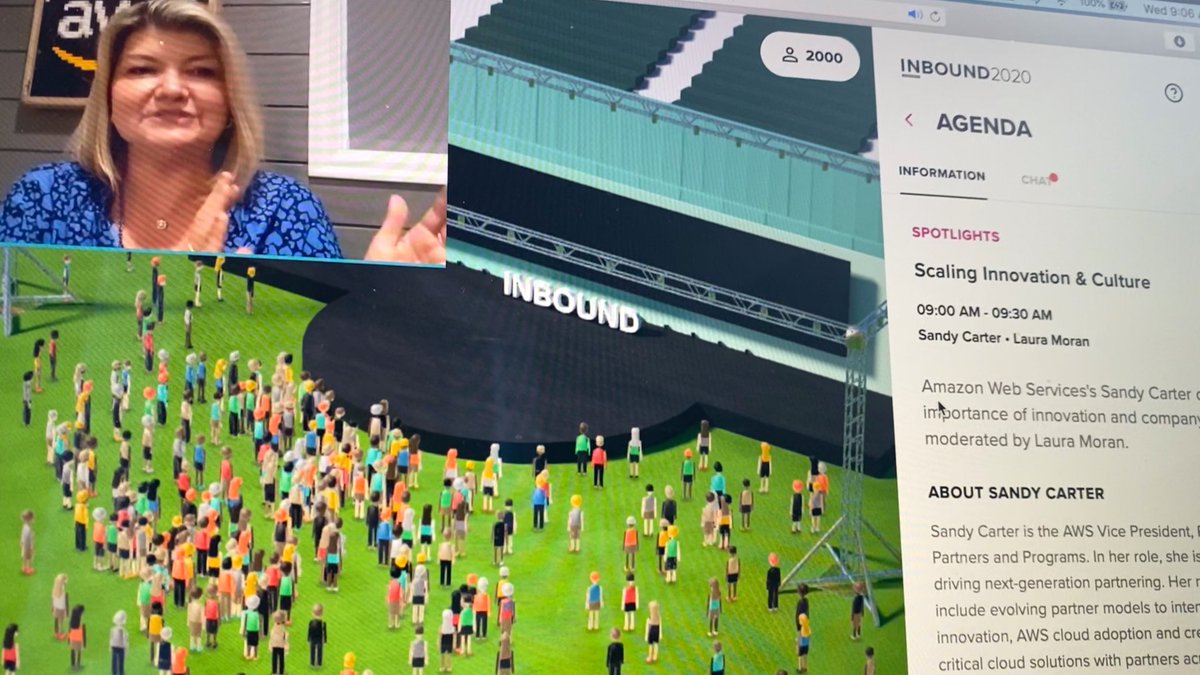 “The way you do things, not the way you say you do things, is most important.” 
–Sandy Carter <a href="/awscloud/">Amazon Web Services</a> discussing scaling innovation &amp; culture <a href="/INBOUND/">INBOUND</a> #INBOUND2020